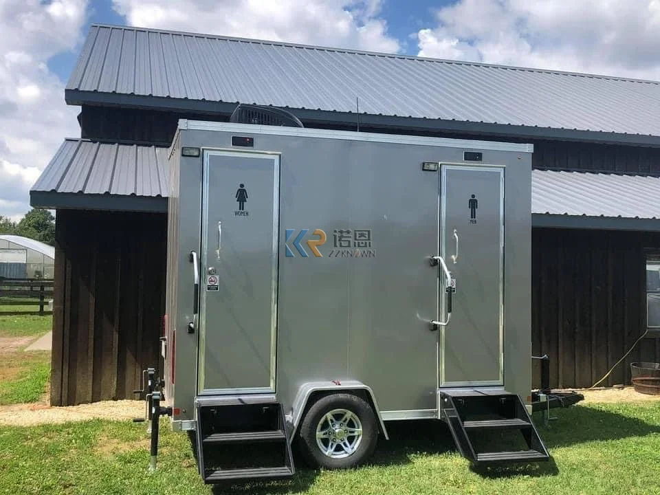 Maison préfabriquée portable HOShower Rooms, Camping en plein air, Remorque de toilette mobile, Luxe, Domain Room Remorque avec DOT