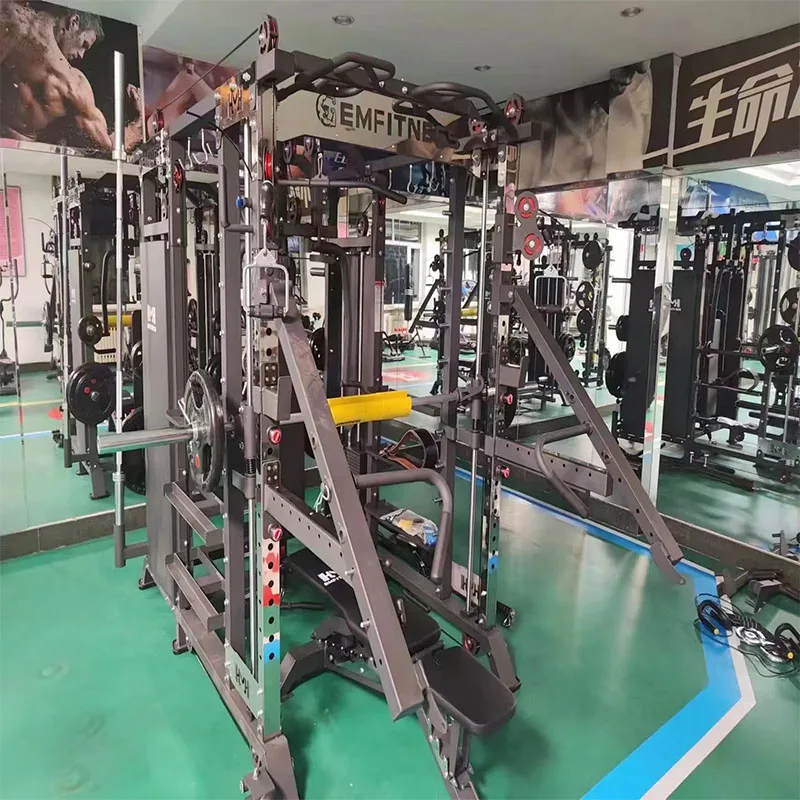 Gymnasium household new Smithsonian machine multi-function trainer combination gantry frame squatting rack equipment