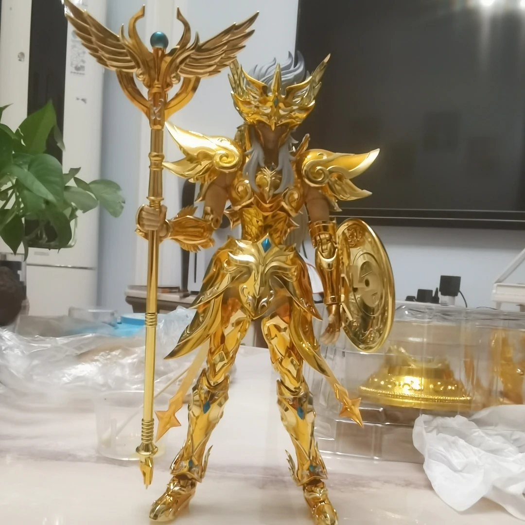 Toypoint Saint Seiya Cloth spot Myth Ex Zeus The King Of The God Metal Pvc Armor Figure Anime Model Toys Birthday Gift Pendant