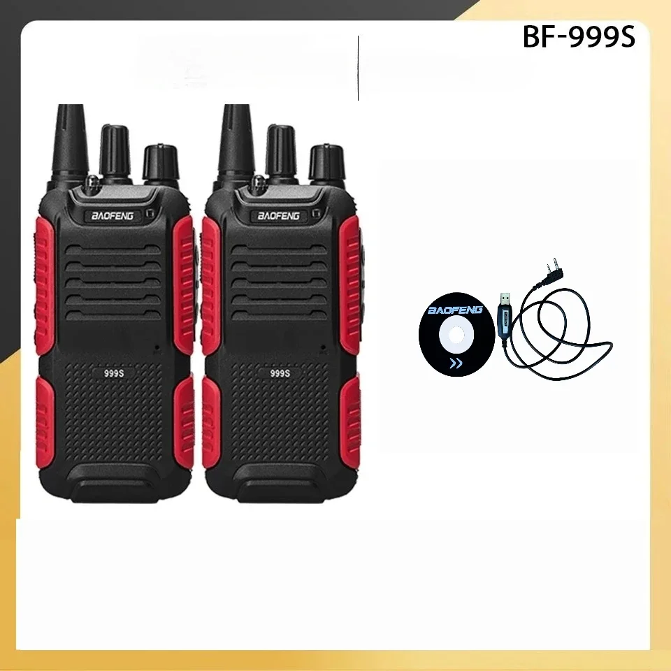 Baofeng BF-999S WalkieTalkie UHF400-470MHz Military Radio Two Way Ham Radio FM Transceiver CB Radios 3-5KM BF999s Update Of 777s