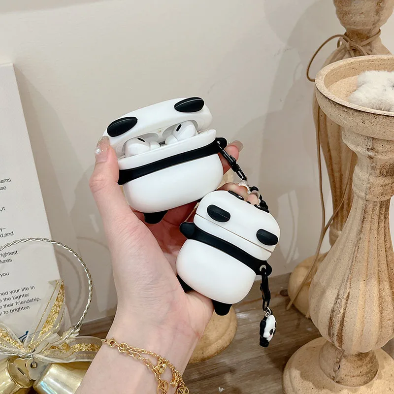 Apple Airpods 1/2/3用の3Dシリコンケース,Airpods Pro 2用の超かわいいケース