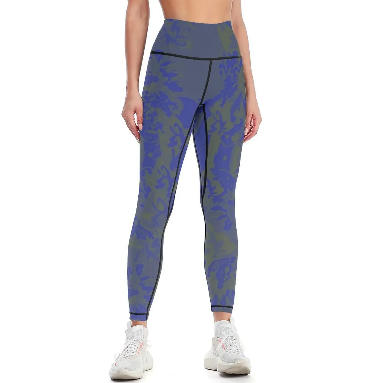 

Blue Toile Leggings sports tennis for Legging sport Sports pants woman for girls Womens Leggings