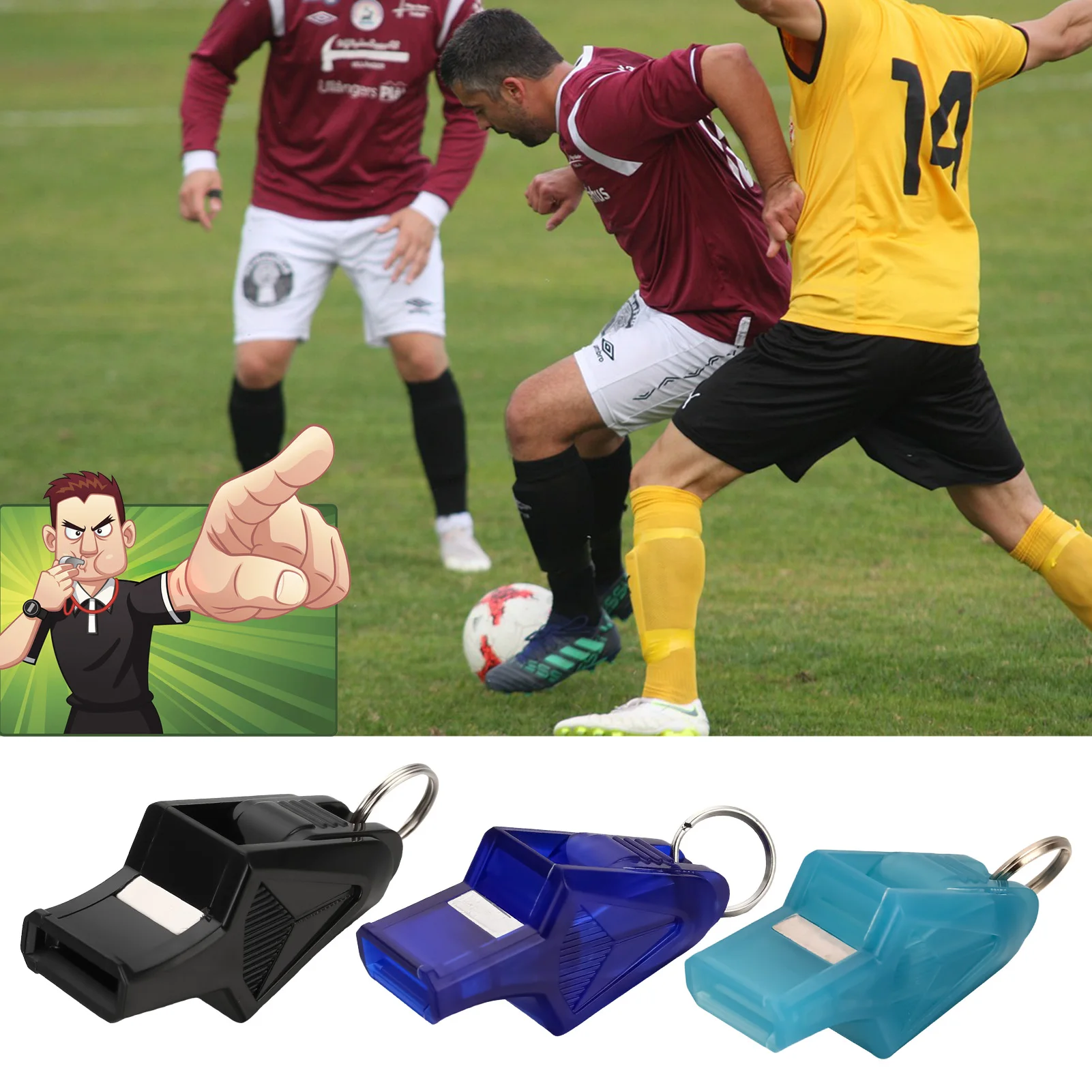 Sports Referee  Whistle with Lanyard Handheld Electronic Whistles for Referees Volleyball es Teacher