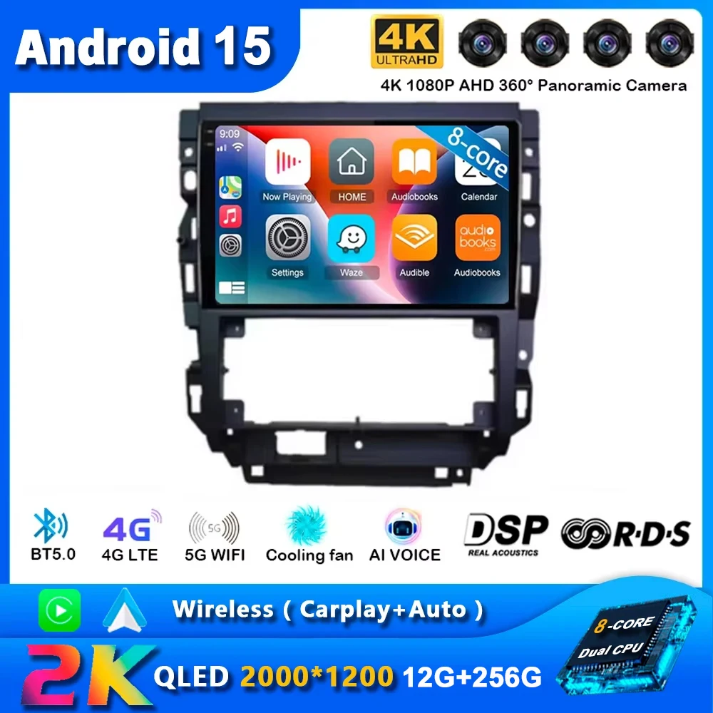 

Android 15 For Volkswagen Golf Mk 4 2004-2008 Car Radio LHD Multimedia Audio Video 4G WIFI Carplay GPS Navigation 2Din