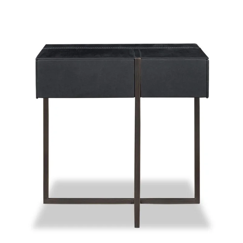 

Italian minimalism, bedroom bedside table, modern light luxury, storage side table, cabinet bedroom, bedside table
