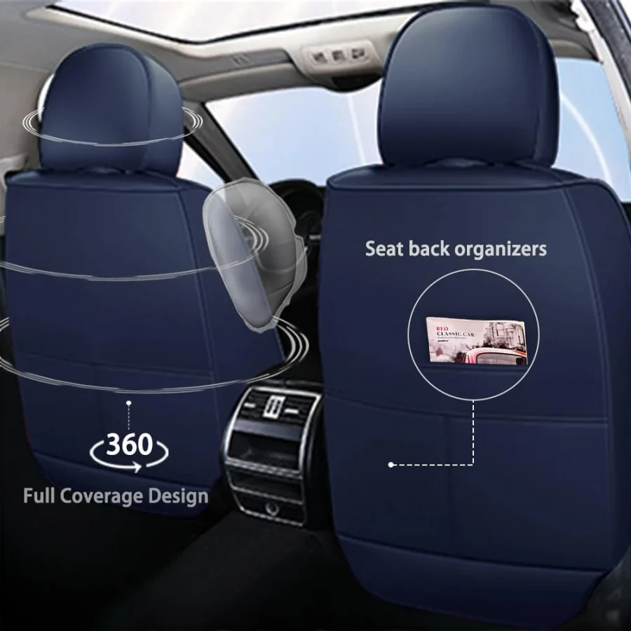 Fundas de asiento de coche de cuero PU |   Impermeable, a prueba de manchas y resistente al desgaste. |   Adecuado para BUICK ENCORE GX 2022
