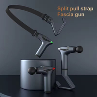 Hot Selling Multifunctional Muscle Relaxation Long-handle Massage Gun Remission Deep Tissue Percussion Body Electric Massage Gun