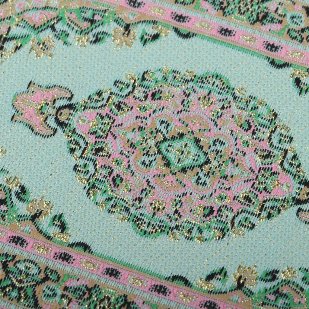 Turkish Style Carpet Embroidery Cloth /12 Dollhouse Miniatures Green #B