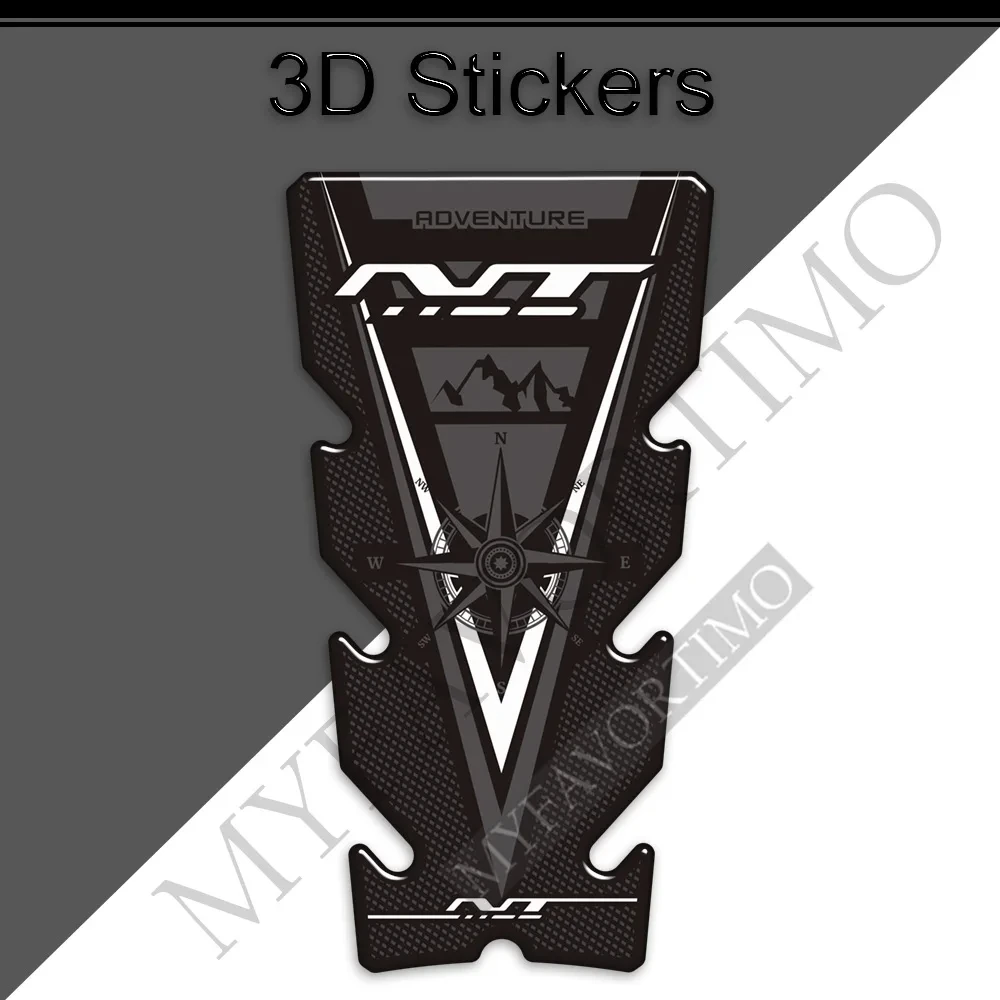 NT650 For Honda NT 650 700V 1000 1100  Adventure Stickers Decals Protector Tank Pad Gas Fuel Oil Kit Knee Motorcycle Stickers