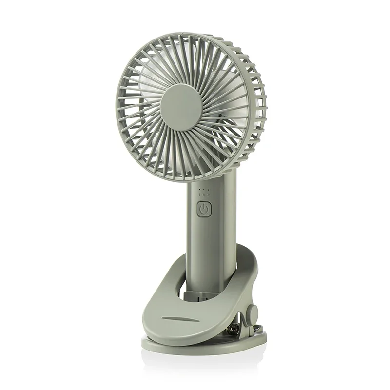 Hot Sale & High Quality Lightweight Portable Handheld Cooling Fan Spring Clip Hand Fan