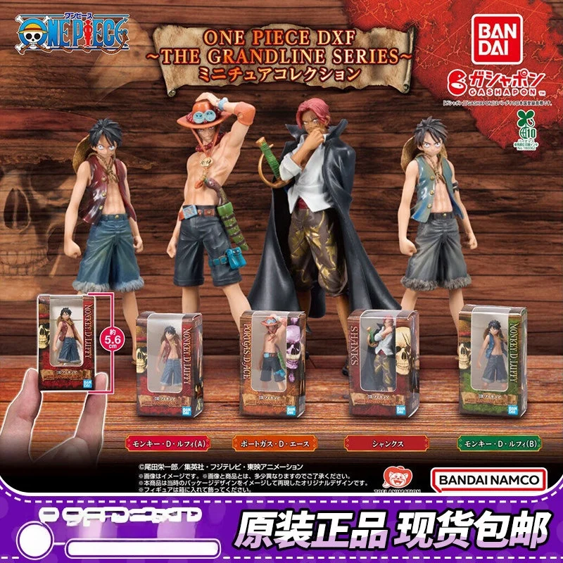 

Bandai One Piece DXF The Grandline Series Miniature Collectible Figures Luffy Ace Shanks Gashapon Boxed Statues For Anime Fans