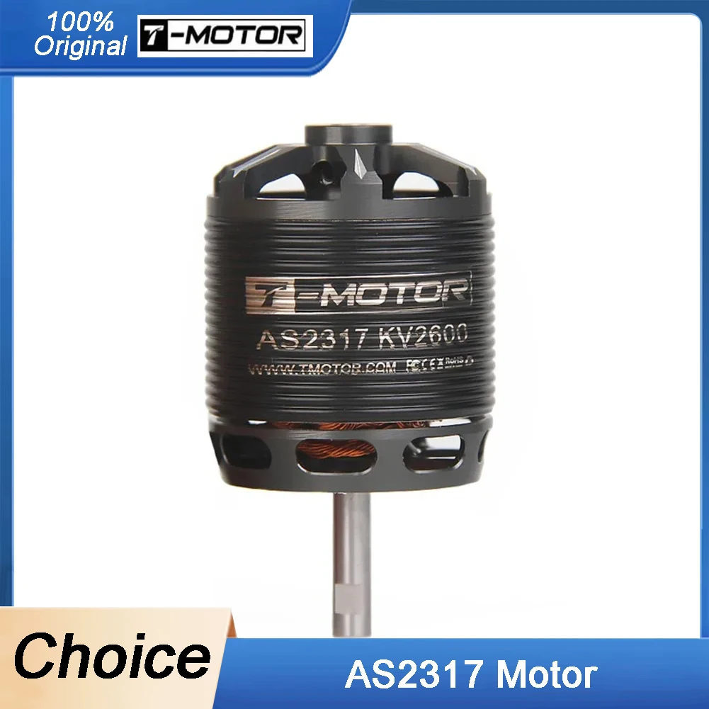 

T-MOTOR AS2317 Long Shaft KV880/KV1250/KV1400 Brushless Outrunner Motor for 3D Fixed-Wing RC Drone & Airplane