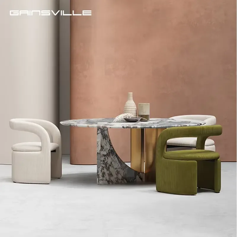 Gainsville Marble Dining Tables Exquisite Craftsmanship High-end Natural Stone Tables Customized