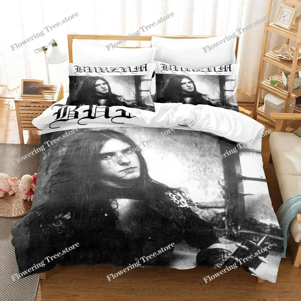 3D Printed Hip Hop Burzum Bedding Set Boys Girls Twin Queen Size Duvet Cover Pillowcase Bed Kids Adult Home Textileextile