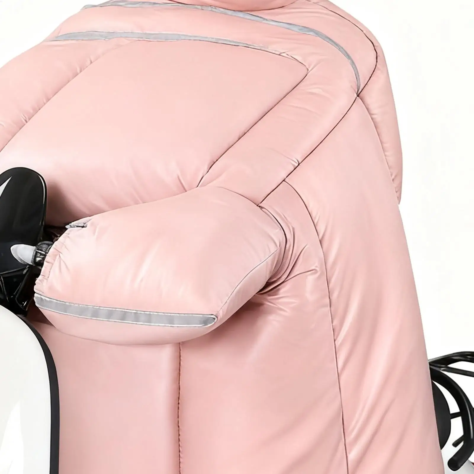 

Чехол для ног мотоцикла, водонепроницаемое одеяло для верховой езды, плюшевая подкладка, ветрозащитный чехол для ног мотоцикла с перчатками для женщин, скутер, зима