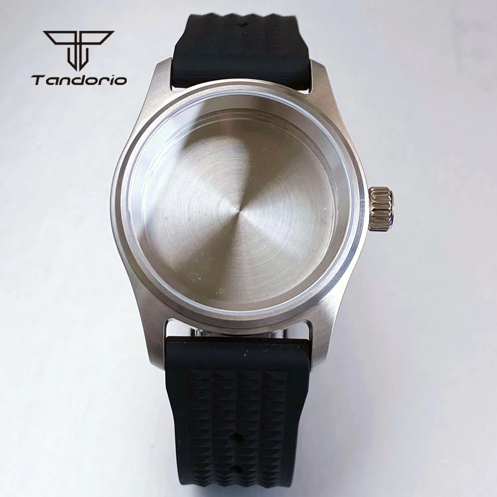 Stainless Steel 36mm/39mm Pilot Watch Case+Watchband Sapphire Glass Parts Fit NH34 NH35 NH36 ETA2824 PT5000 Miyota8215 821A Movt