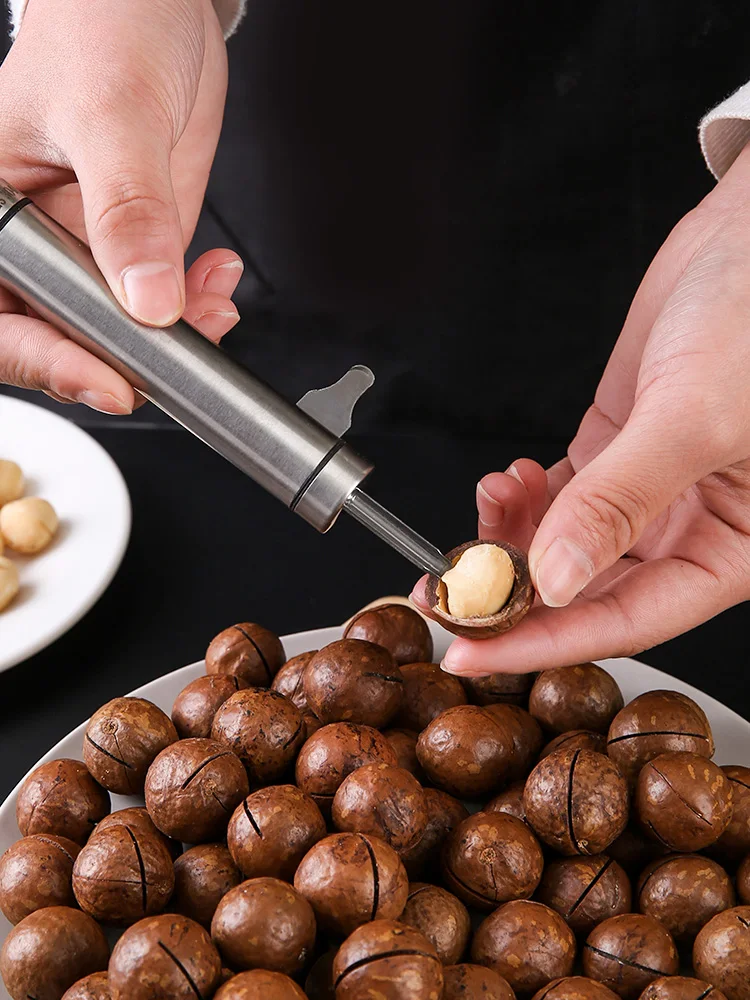 Hawaii Nut Opener Stainl Steel Iron eet Tool for Opening Nuts And Removing Meat Pecan Nutcraer Kitchen Tool