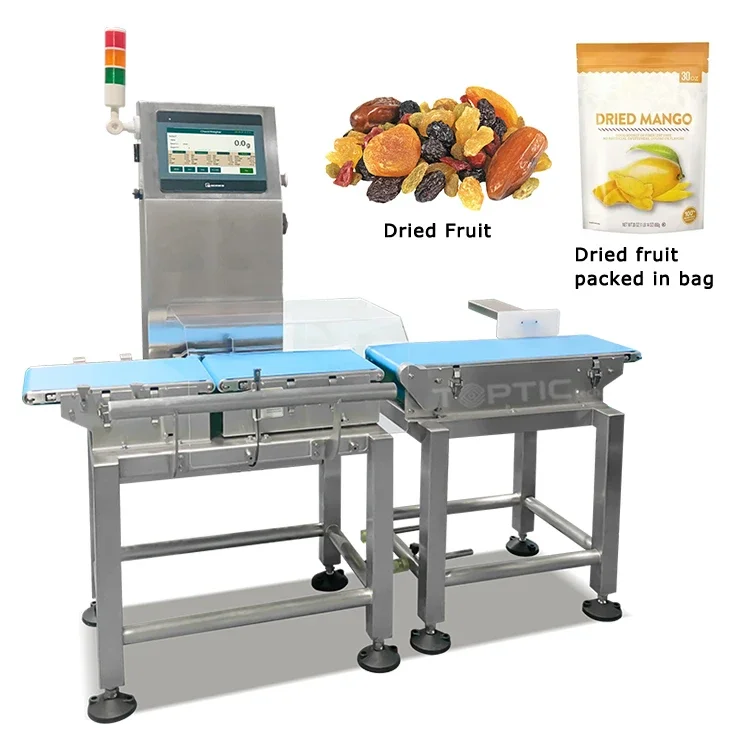 Automatic Dynamic Weight Checker Check Weigher Checkweigher Machine for Food  Packed in Sachet and Beverage Filled in Bottle