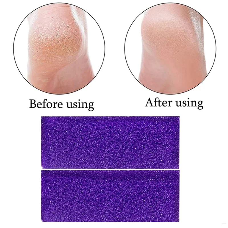

A26F-5Pcs Reusable Pumice Sponge Stones Foot Care Callus Exfoliate Hard Skin Remover Pedicure Scrubber Scrub Manicure Tools