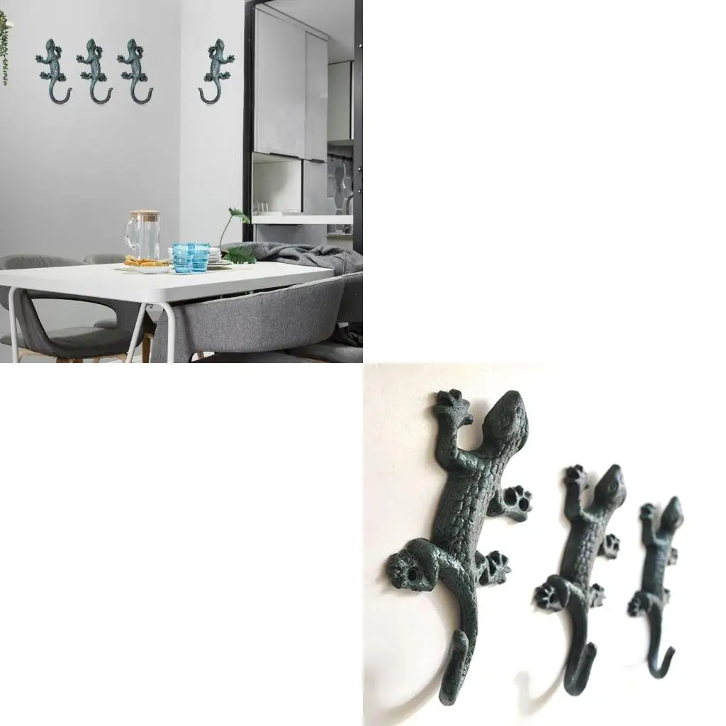 Retro House Garden Hook for Key Hanger Garden Decoration Rack Wall Door D