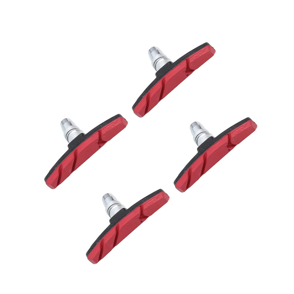 

2Pairs Road Bike Brake Pads Rubber Stainless Steel Durable Non-Slip Reduce Noise for System Cycling Accessories