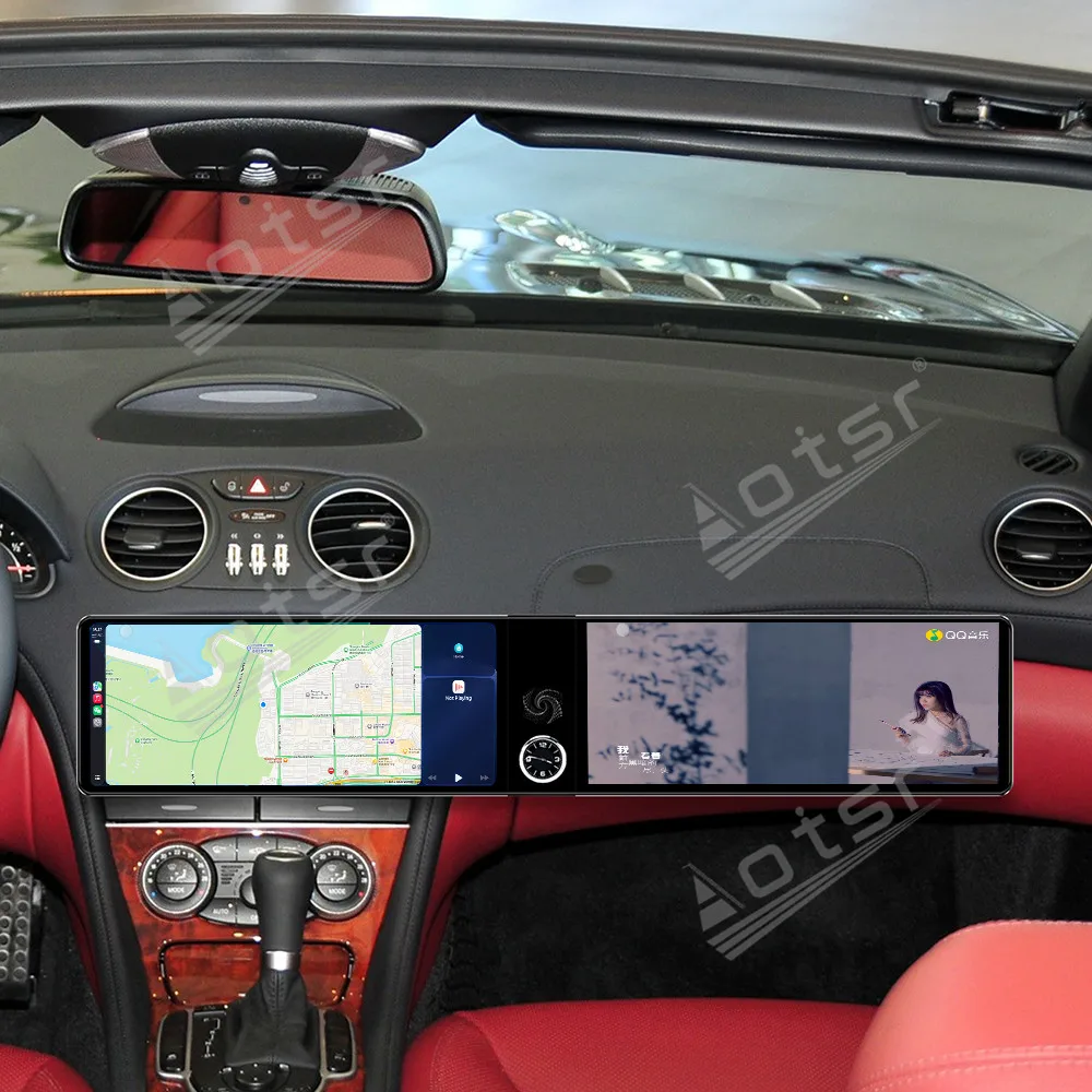 

Dual 12.3 Inch Android For Mercedes-Benz SL 2003-2010 Automotive CarPlay GPS Navigation HeadUnit car accessories Stereo Receiver