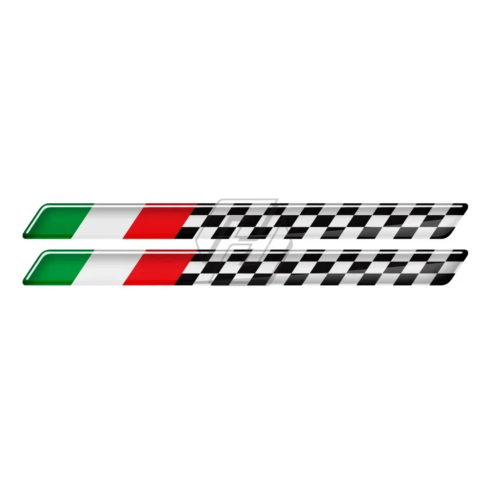 

3D Car Motorbike Sticker Motorcycle Tank Decal Italy Flag Racing Stickers Resin