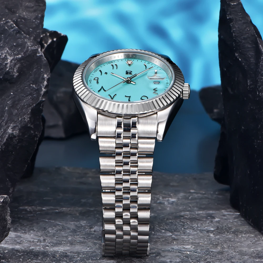 2025 New Men's Watches RollsTimi Top Luxury Mechanical Wristwatch Automatic Watch For Men Stainless Steel Sapphire Mirror Clocks
