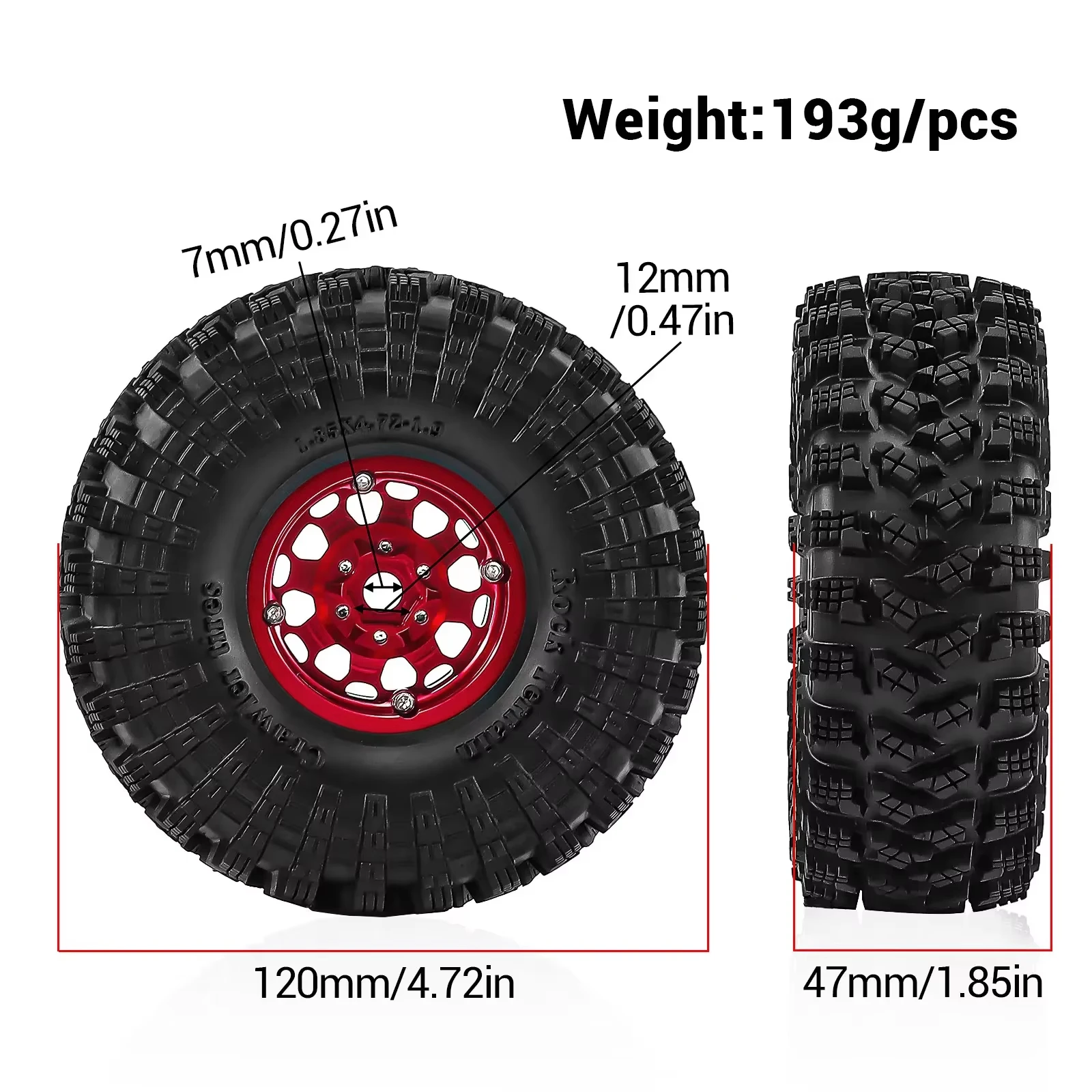4PCS 1.9