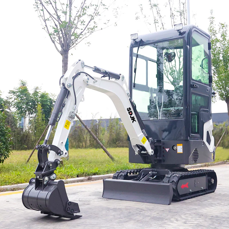 

mini excavator farm garden small excavator with cab 1 ton excavator customized 1.2 tons 1.8tons 2 tons made in China