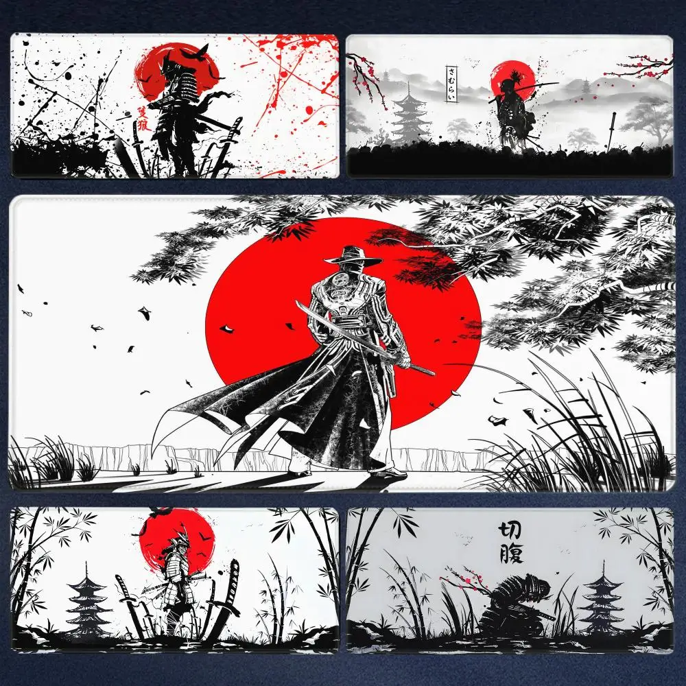 

Japanese Samurai sword mouse pad Large rubber non-slip lock edge desk mats XXL Laptop office mat Gaming accessories expansion