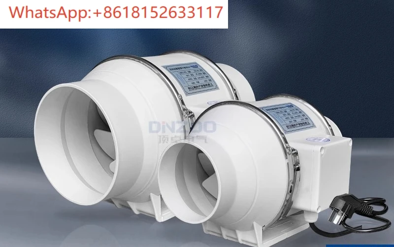 HF-75/100/125/150/200/250/315 جهاز تهوية عادم فائق الشحن للتدفق المائل لمروحة القناة الدائرية