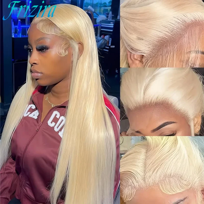

250% Density Human Hair Wigs Blonde 613 Lace Front Wigs 13x6 Straight Human Hair Lace Frontal Wig Brazilian Hair Wigs for Women