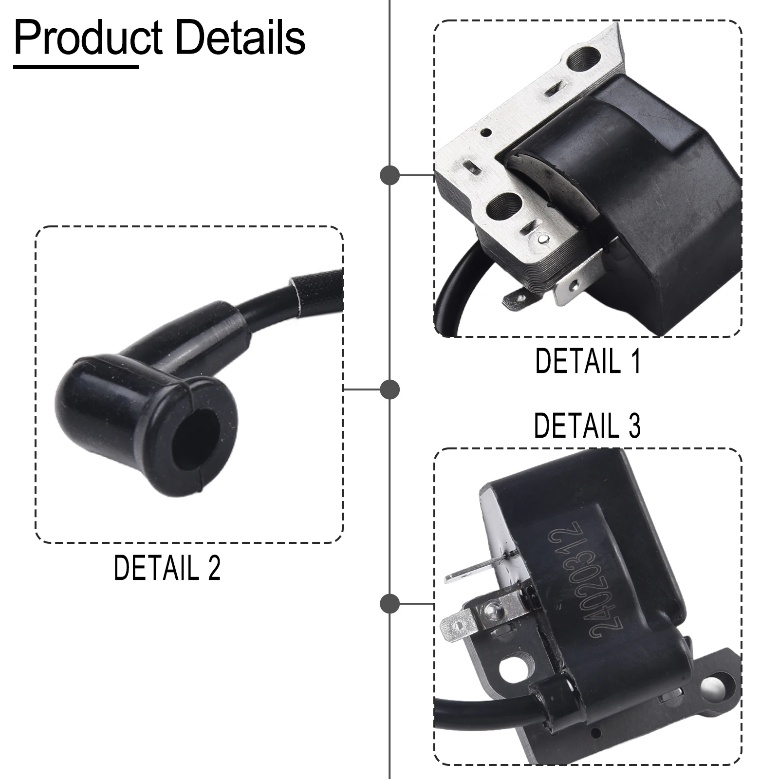 

For Ignition Coil for FS 38/FS 55 2MIX Brushcutter Substitute for Part # 4140 400 1309 User Friendly Installation