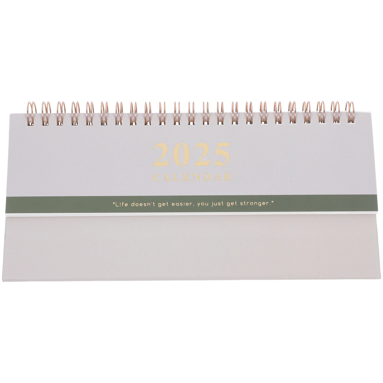 

Long Desk Calendar Monthly Flip Standing Coil Design Decorative Planner Home Office School Accessory Long Schedule