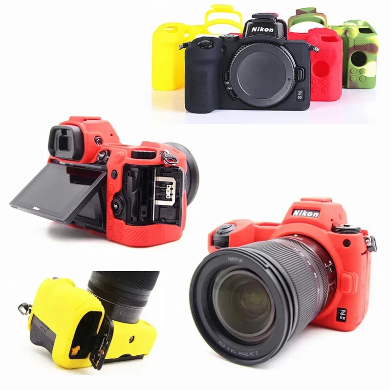 For Nikon Z9 Z50 Z5 Z7 Z6 II z7ii z6ii camera bag body cover protector mirrorless cameras silicone Armor Skin case