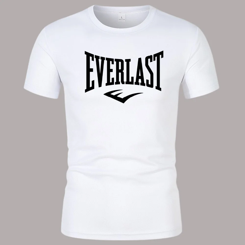 Summer Men's Clothing Whatever Print Short Sleeve Men Trend Products Sports Top Gym Tee Quick Dry T Shirt Male Gradient T shirts