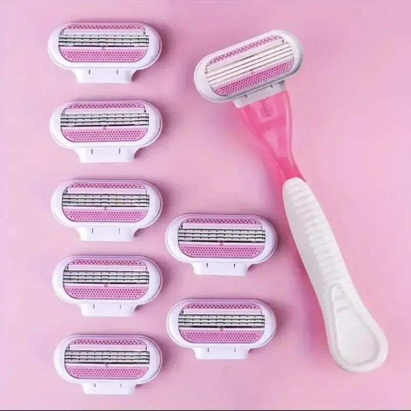 Cuchillas de afeitar de seguridad para mujer, cara, pierna, axila, Bikini, belleza, depilación, afeitadora, Compatible con Venus