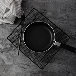 Black Grid Baking Tray Stand Biscuit Cookie Pie Bread Cake Rack Cooling Rack Shoot Accessories Props Photography for Food Photo