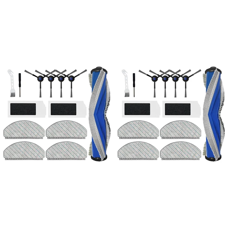 

26 шт. для пылесоса ECOVACS DEEBOT N20 Plus/N20/N20 PRO Plus, запасные части, роликовая боковая щетка, фильтр, ткань для швабры-B61B