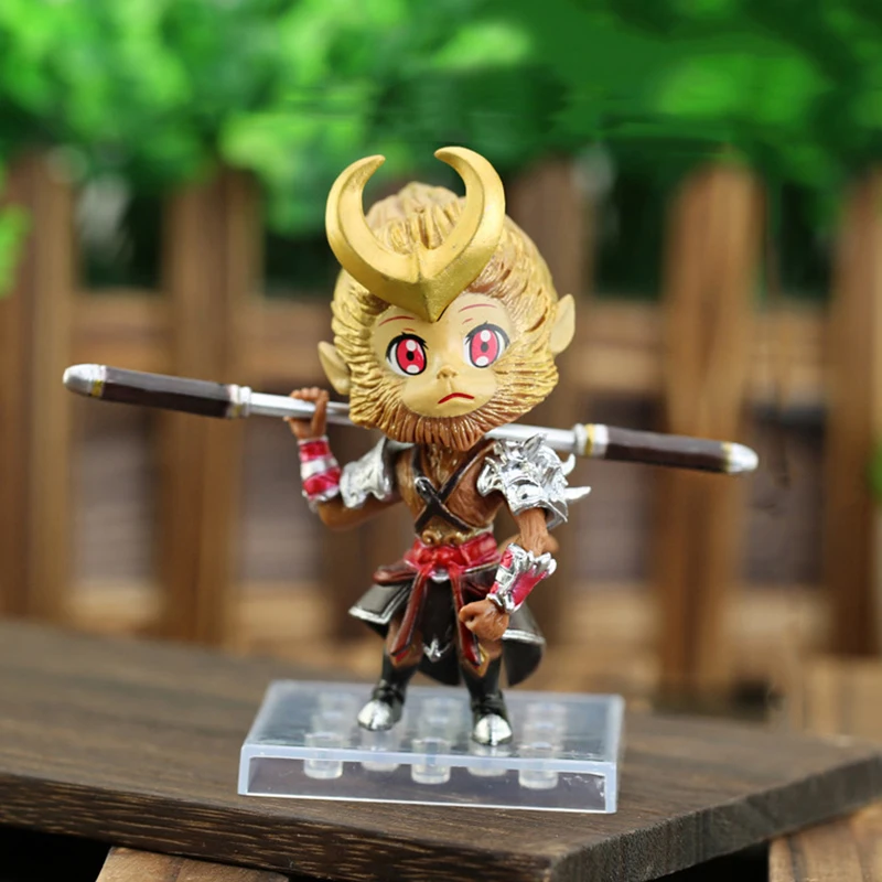 Black Myth Wukong Tea Ornaments Boutique Cute Mini The Monkey King Tea Set Decoration Tea Table Car Accessories