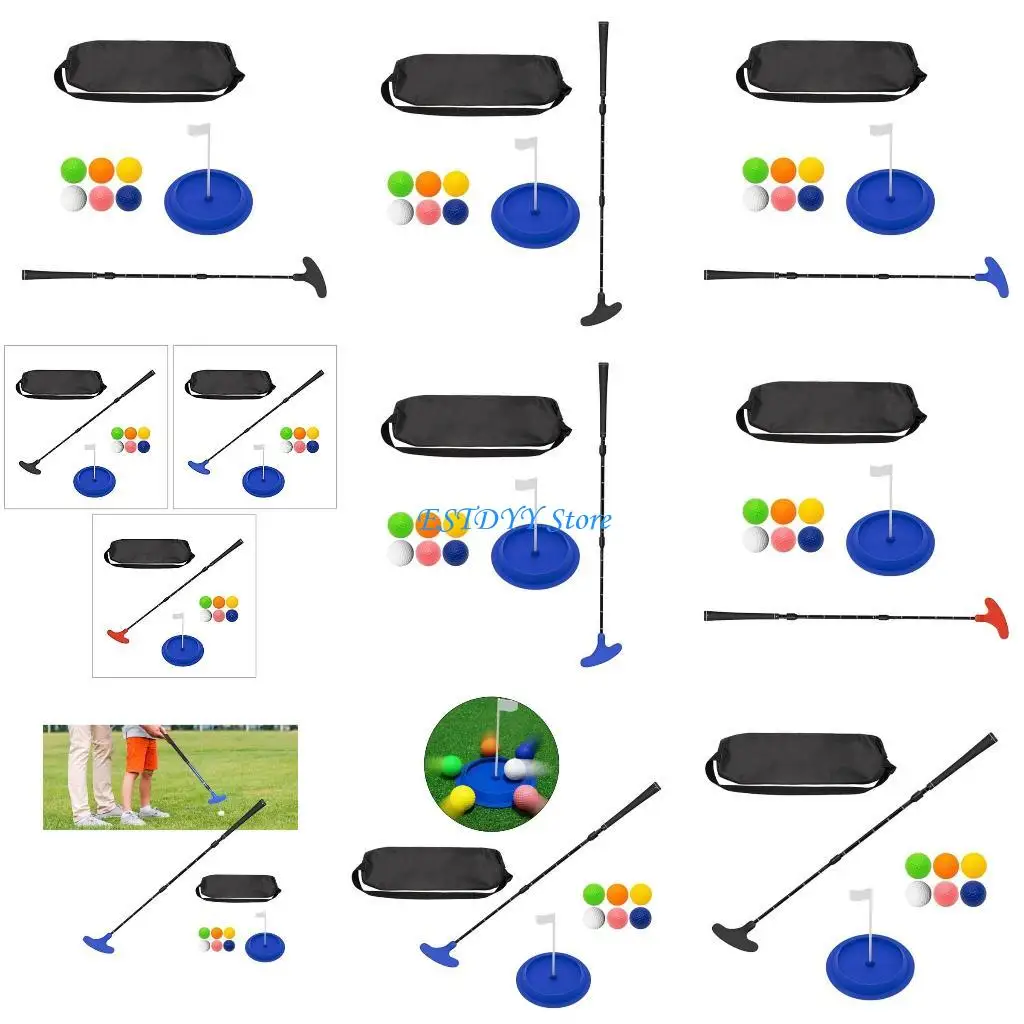 

G6DE Двусторонние клюшки для гольфа с мячом для гольфа и паттерным диском для игроков-правшей/левшей