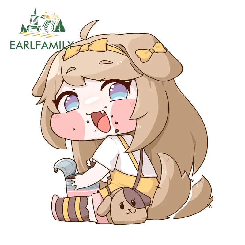 

EARLFAMILY Trickcal Car Decal Fashion Personality Fuel Tank Cap Trunk Decals Sunscreen Vinyl JDM Racing Accessories Street Signs