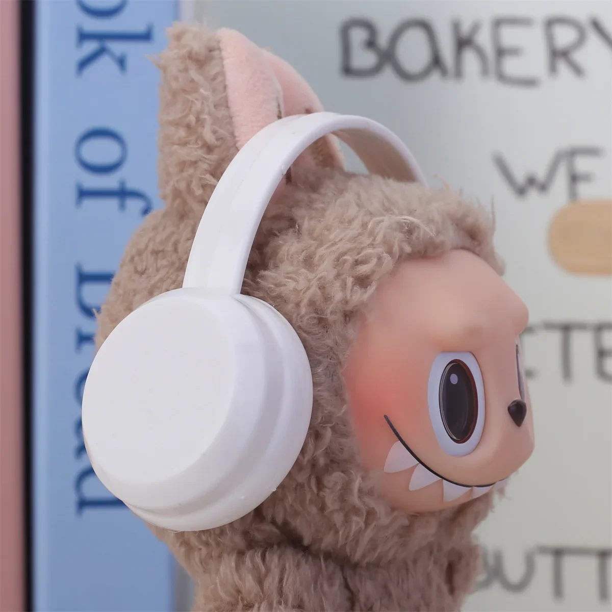 For 17cm Labubu Mini Doll headset Outfit  for Labubu I II Doll Accessories Cultivate Sitting Party Game Toy