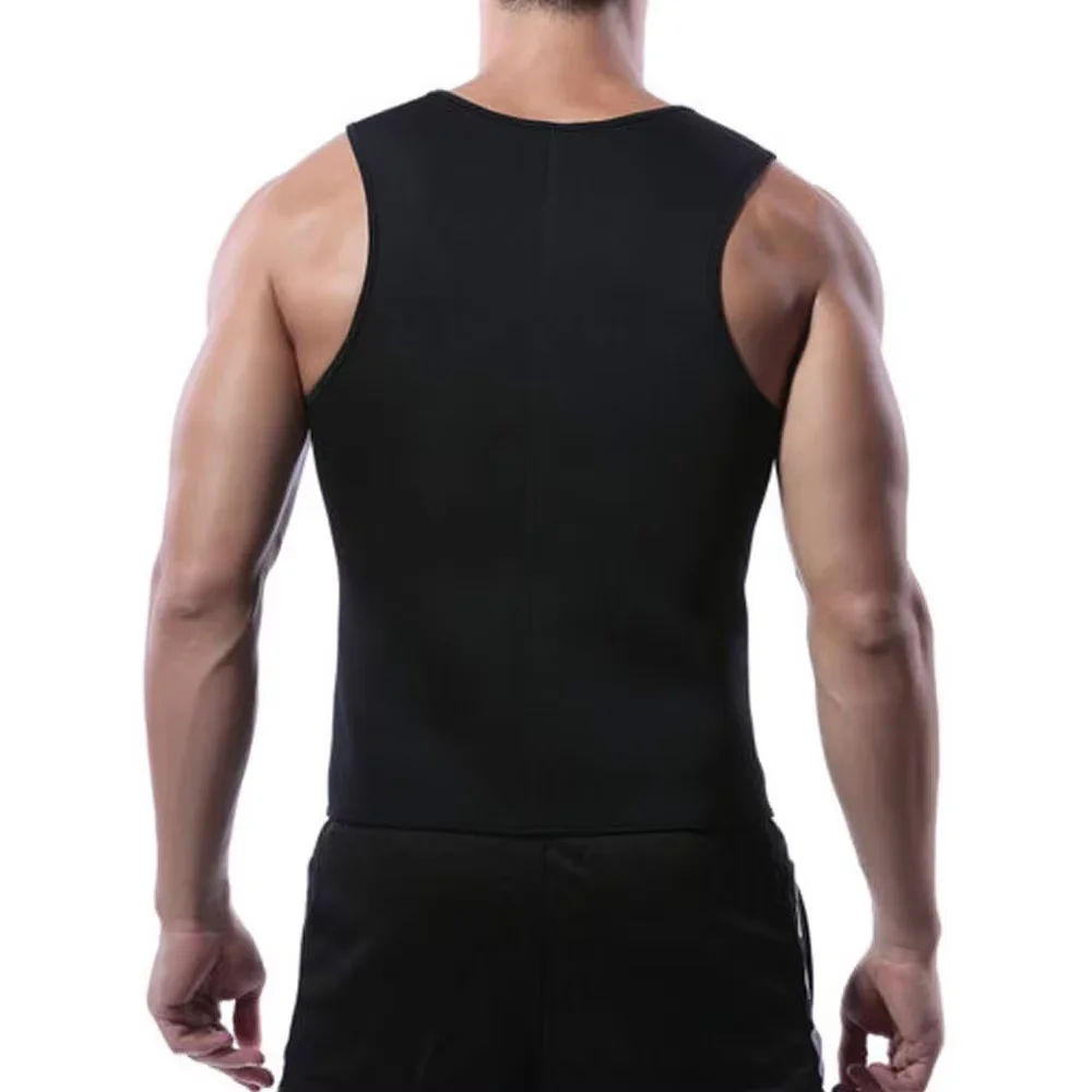 Men Shirts Fitness Compression Gym Sports Vest Exercise T-shirt Workout Training Clothing Sauna Effect Weight Loss Tracksuit