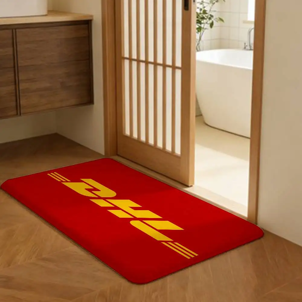 Fashion Logo D-DHL Room Mats Retro Multiple Choice Living Room Kitchen Rug Non-Slip Welcome Rug