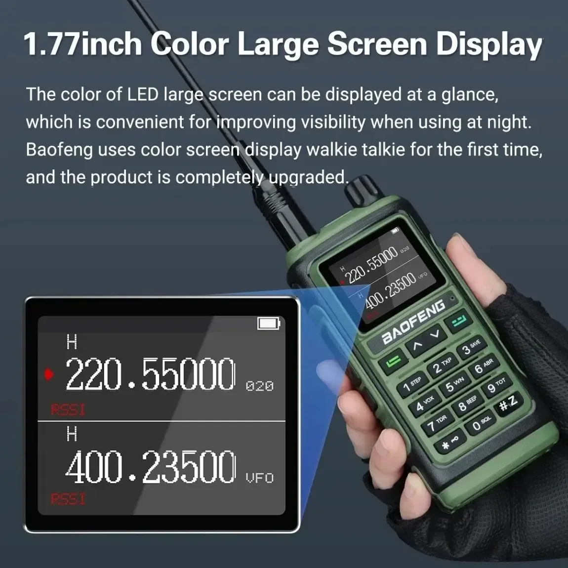 Baofeng UV 17 Pro Wireless Copy Frequency Walkie Talkie 16 KM Long Range Flashlight Type-C Charger Ham Radio UV 17 Pro L K5 5R