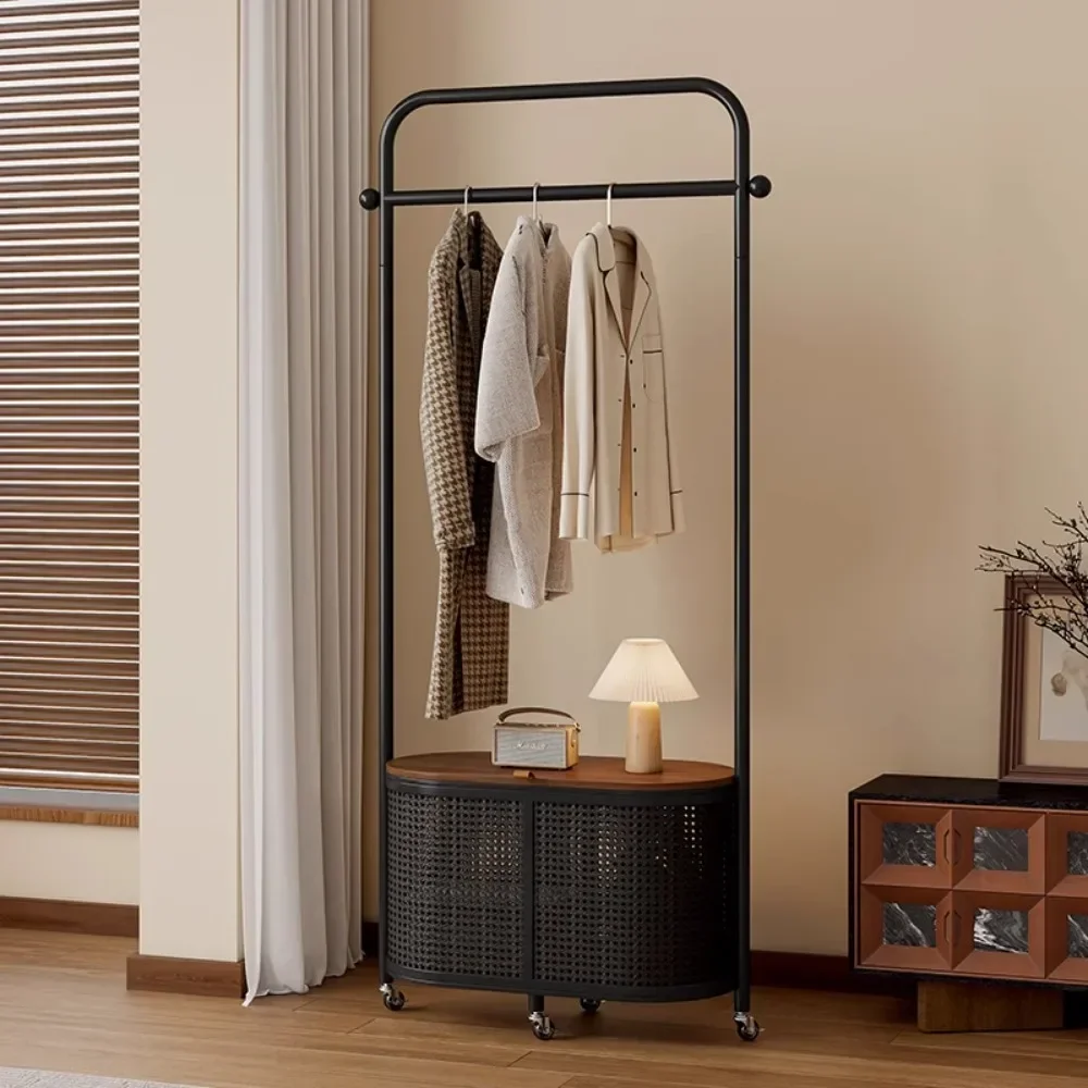 

Aesthetic Balcony Clothes Rack Black Minimalist Beautiful Wardrobe Clothes Rack Wheels Appendiabiti Da Terra Home Furniture
