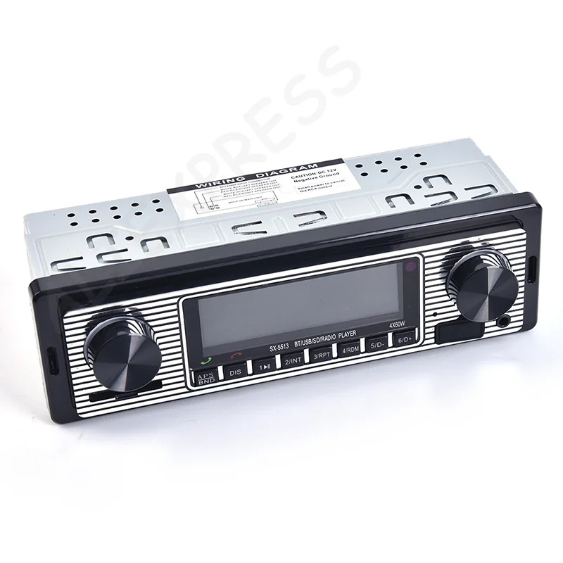 

NewBluetooth Retro Car Radio MP3 Player Stereo USB AUX Classic Car Stereo-Audio
