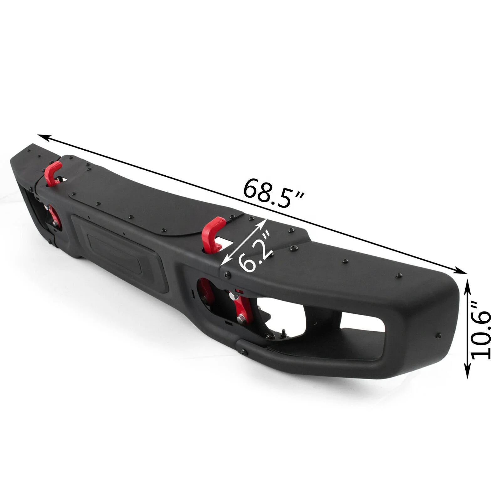 Front Bumper with10th Anniversary Style Metal  Fits 07 08 09 10 11 12 13 14 15 16 17 18 For Jeep JK Wrangler Rubicon